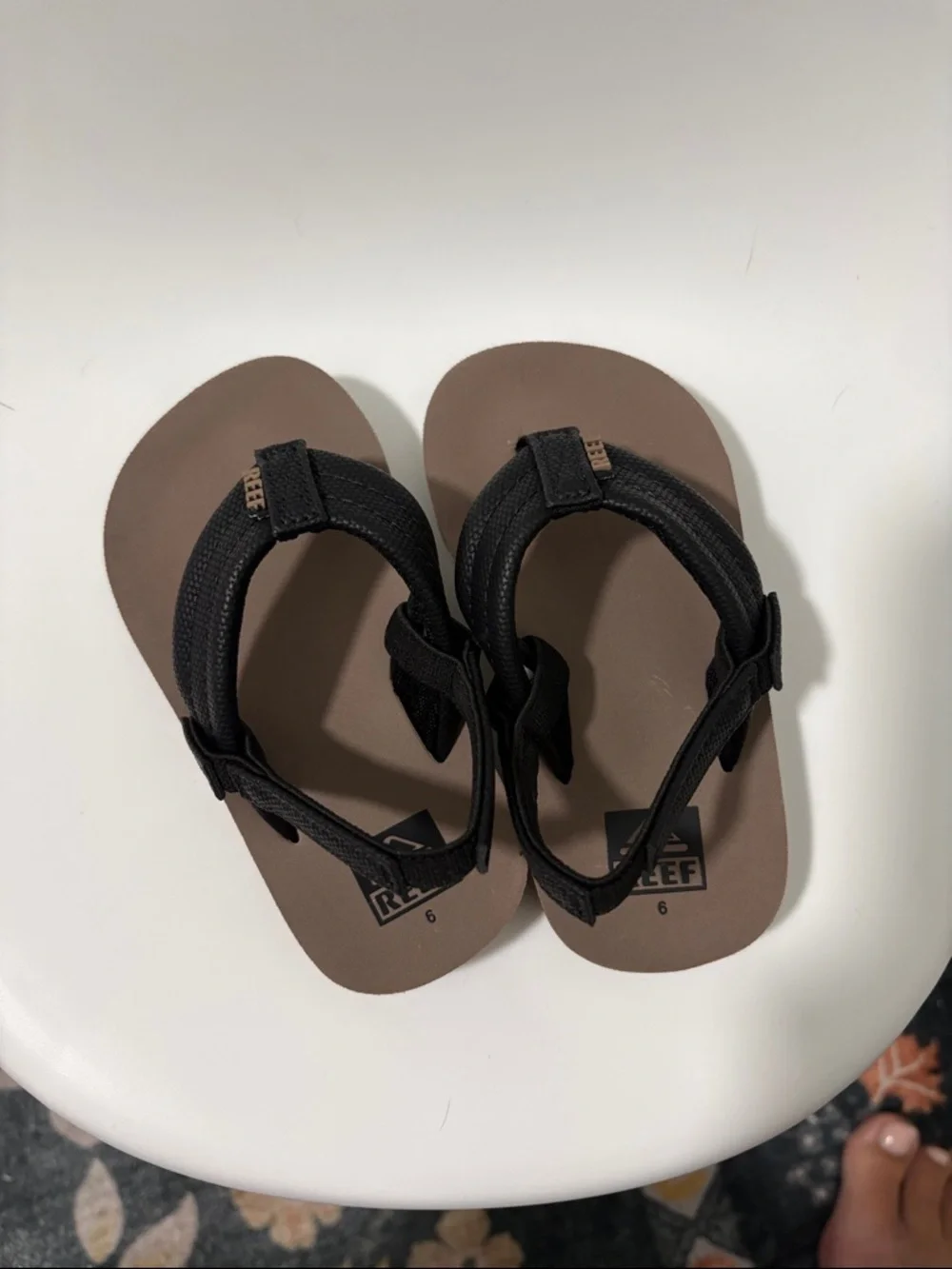 Reef Toddler Brown & Black Sandals
